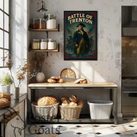 Battle of Trenton Revolutionary War Historical Poster