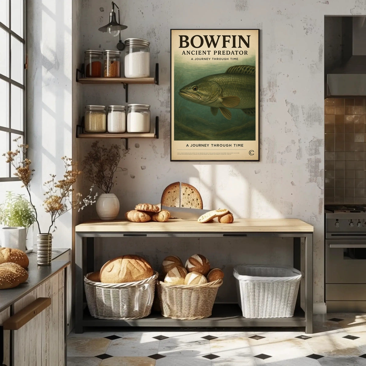 Bowfin Ancient Predator Poster