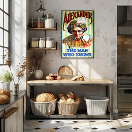 Mystical Psychic Performer Vintage Artistic Pop Culture Poster