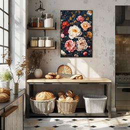 Floral Symphony: Botanical Elegance in Art Poster