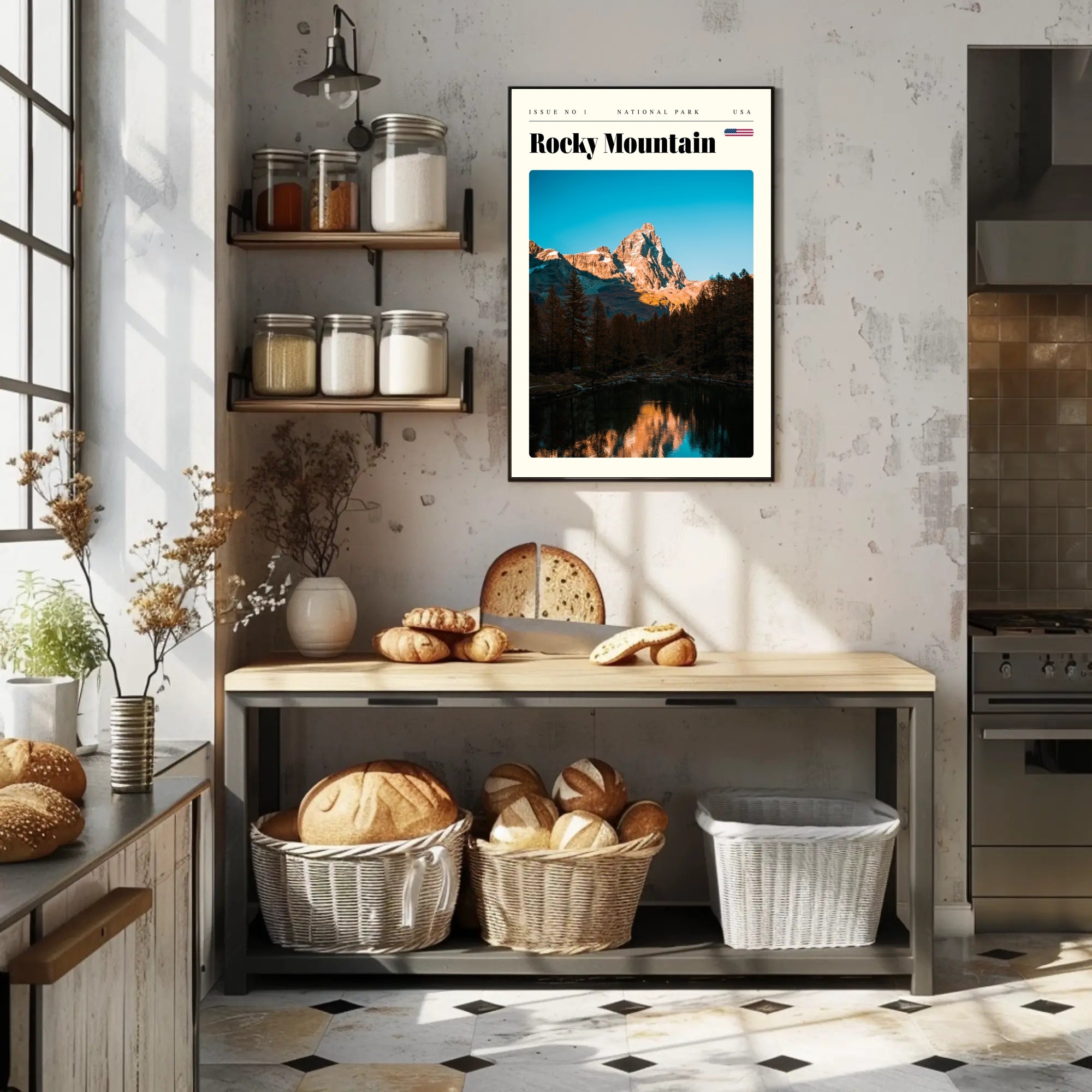 Rocky Mountain National Park Scenic Poster Print