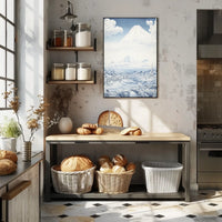 Japanese Mountain Serenity: Cultural or Heritage Poster