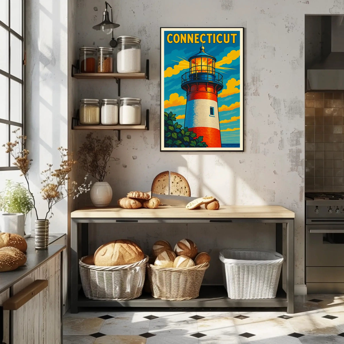 Connecticut Lighthouse Poster