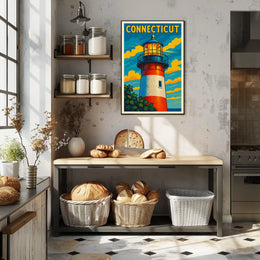 Connecticut Lighthouse Poster