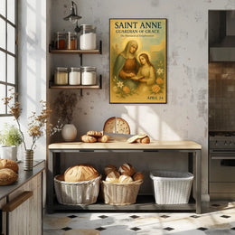 Saint Anne's Grace and Enlightenment Heritage Poster PosterGoat
