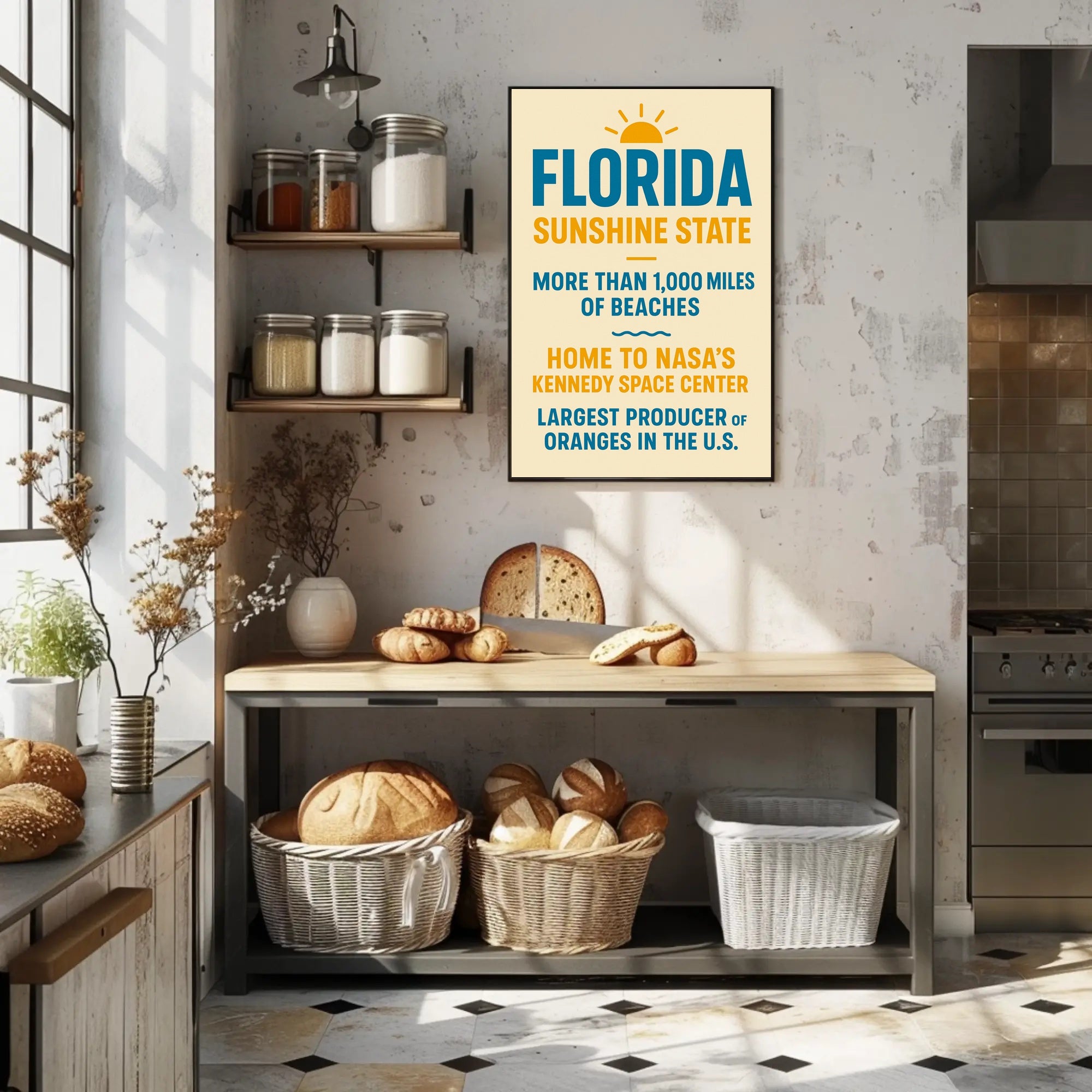 Discover Florida The Sunshine State Poster PosterGoat
