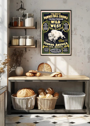 The Great Pawnee Bill Wild West Show Poster