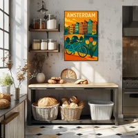 Amsterdam Cityscape Poster