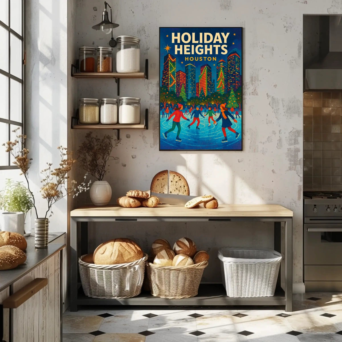 Holiday Heights in Houston Poster