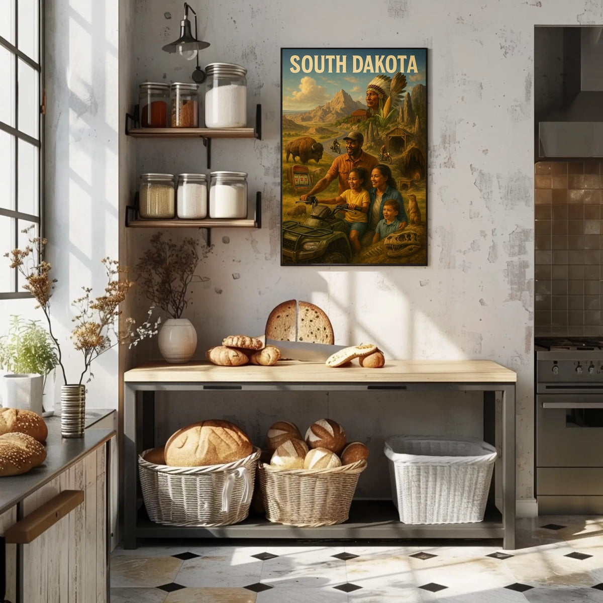 Discover South Dakota Poster