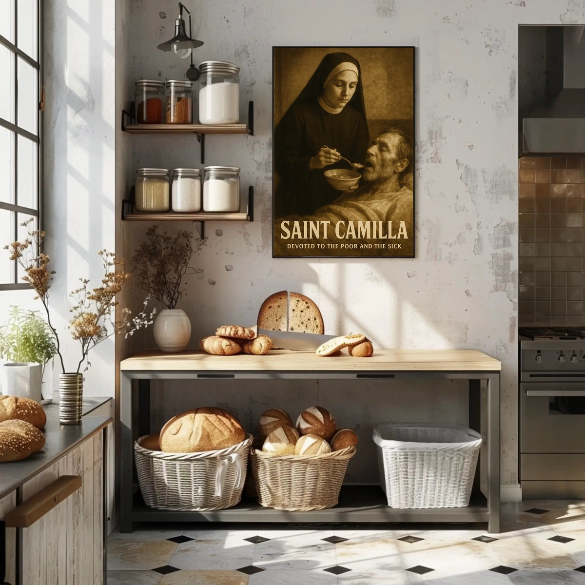 Saint Camilla Devoted To The Poor And Poster