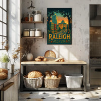 Raleigh Cityscape Poster