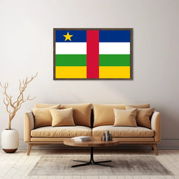 Central African Republic Flag Poster