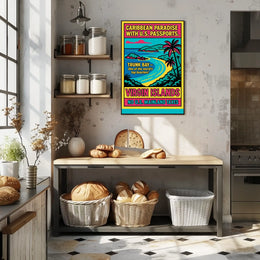 Caribbean Paradise Virgin Islands Poster
