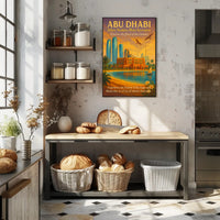 Abu Dhabi: Fusion of Tradition and Innovation Urban Poster