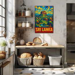 Sri Lanka Vibrant Landscape Poster