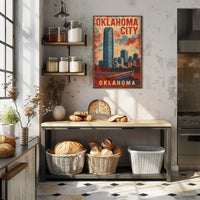Oklahoma City Skyline Poster