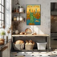New York City Skyline Poster