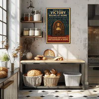 Victory Begins at Home Poster