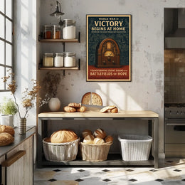 Victory Begins at Home Poster