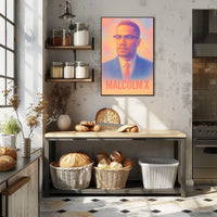 Malcolm X Portrait Poster