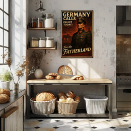 Germany Calls Enlist Today Poster