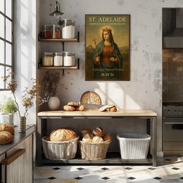 St. Adelaide Empress of Compassion Poster PosterGoat