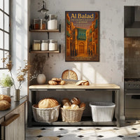 The Colorful Old City Of Jeddah Poster