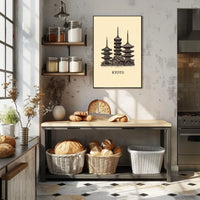 Kyoto Pagodas Poster