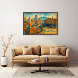 Costa Rica Cityscape Poster