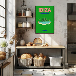 Ibiza Bohemian Paradise Island Travel Poster PosterGoat