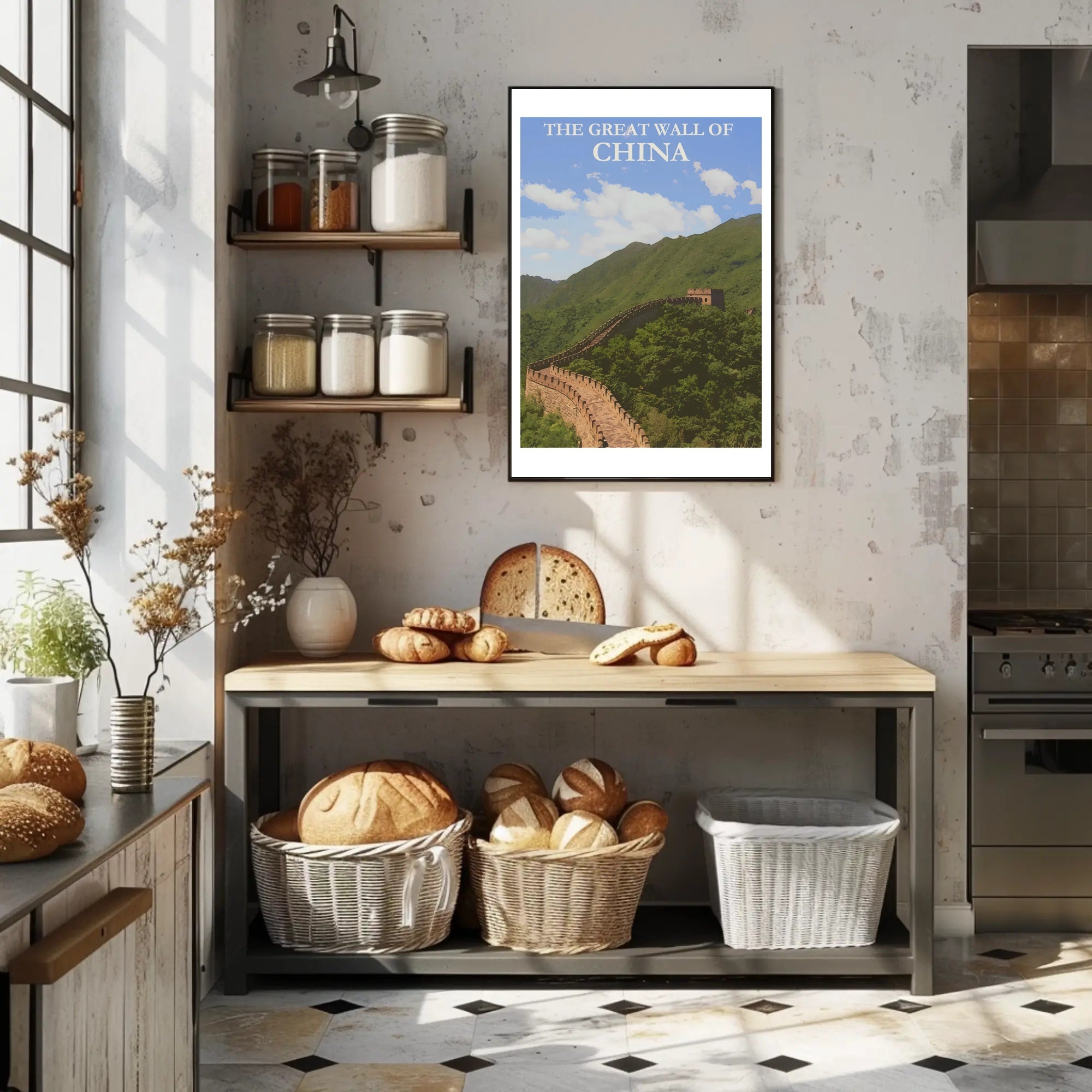 The Great Wall of China Travel Poster