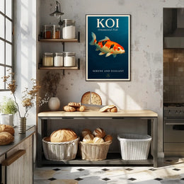 Koi  Ornamental Fish Poster PosterGoat