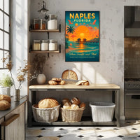 Naples, Florida Where Sunsets and Meet Poster