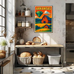 Arkansas Gemstone Landscape Poster