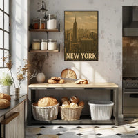 New York City Skyline Poster