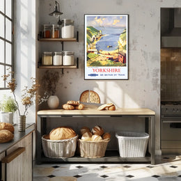 Explore Yorkshire By Train Poster