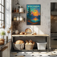 Wisconsin Sunset Poster