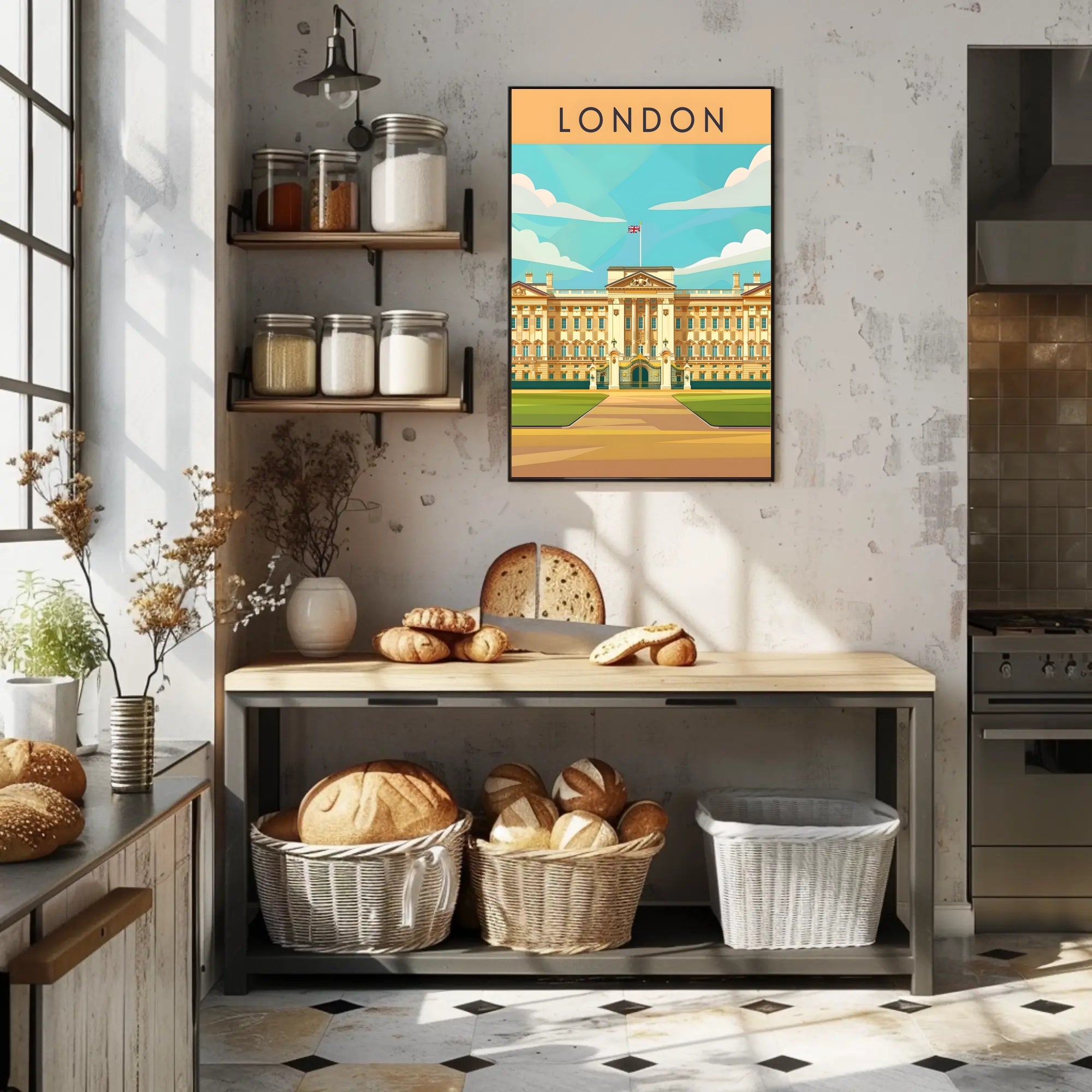 Iconic London Landmark Poster