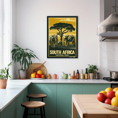 South Africa National Park Poster