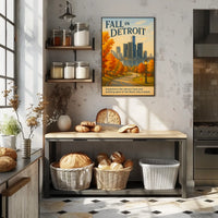 Fall in Detroit Poster