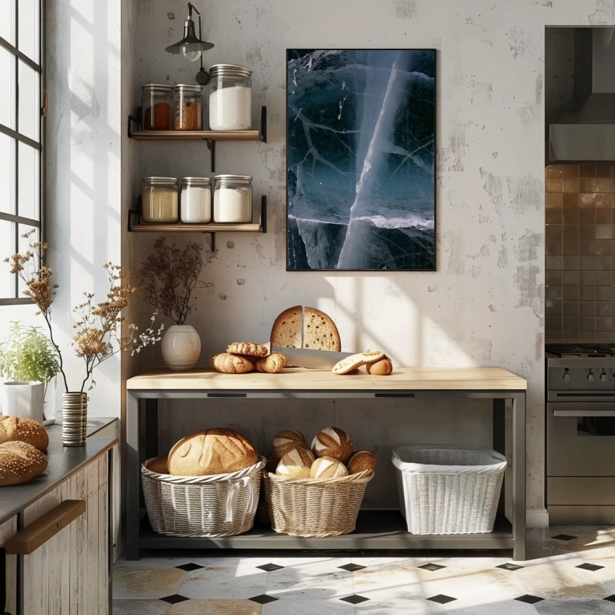 Crystalline Patterns Poster