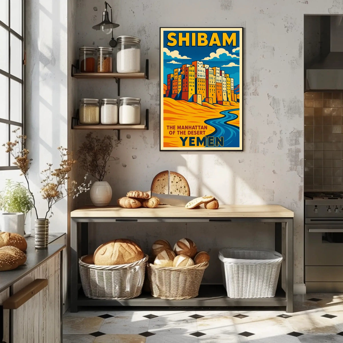 Shibam The Manhattan Of The Desert Poster