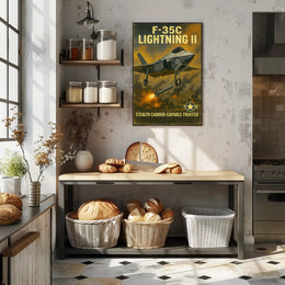 F-35C Lightning II Poster PosterGoat
