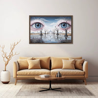 Surrealistic Eyescape Dreamscape Wall Art - Abstract or Artistic Poster