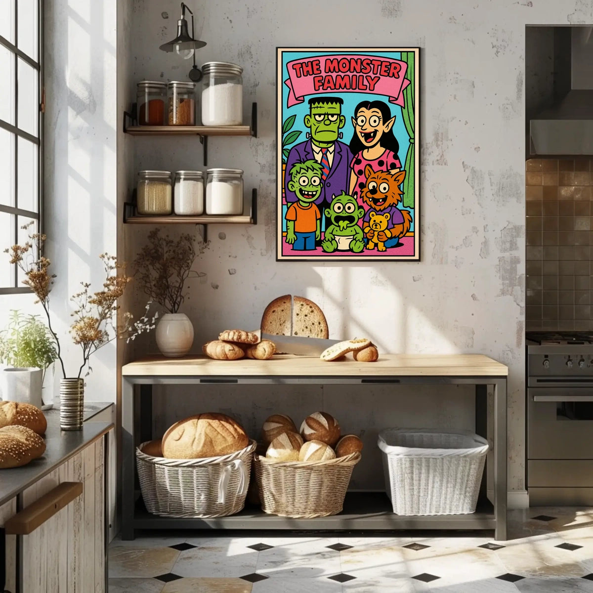 The Monster Family Poster