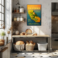 California The Golden State Poster