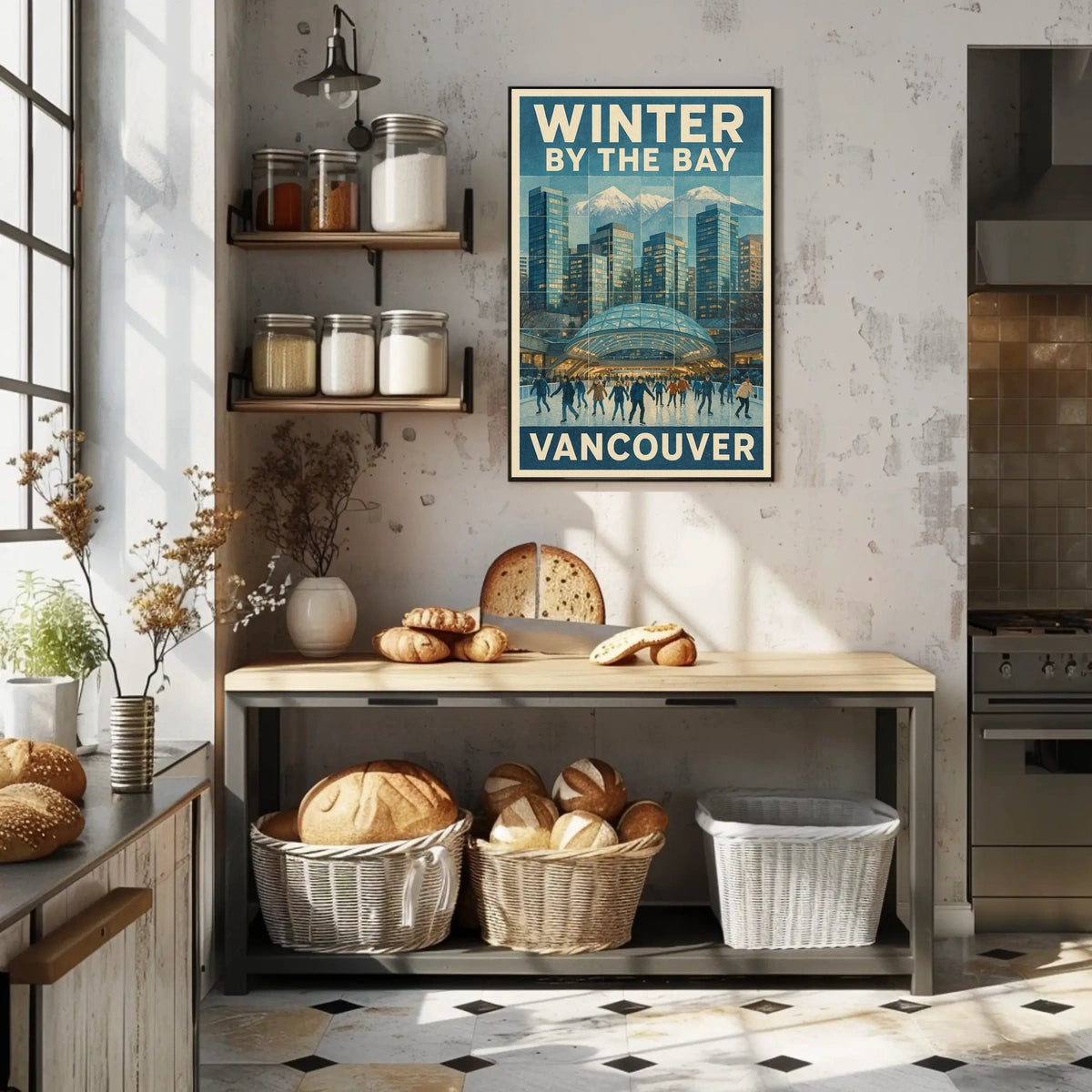 Winter By The Bay Vancouver Poster