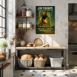 Jim Thorpe Legendary Athlete Poster