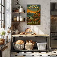 Discover Acadia A Natural Masterpiece Poster